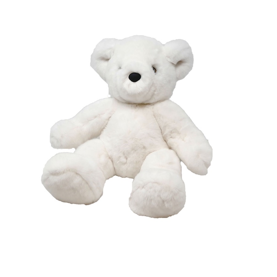 Caresse d'Orylag Teddy bear plush in white